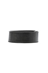 Fendi Strap You Black Glazed Fabric Shoulder Strap