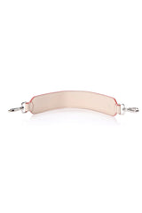 Fendi Camelia Beige Studded "FUN" Leather Shoulder Strap