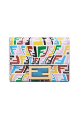 Fendi Vertigo Baguette Leather Small Trifold Wallet
