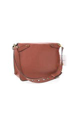 Fendi Kan U Rust Brown Calfskin Leather Large Shoulder Bag