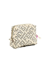 Fendi x Skims Nylon Avorio Small Beauty Pouch