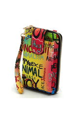 `Graffiti Cell Phone case Crossbody Wallet Wristlet