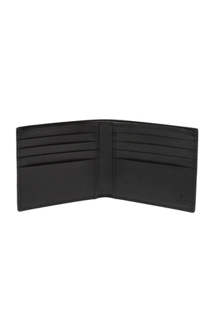 Gucci Plutone Logo Calfskin Leather Bifold Wallet