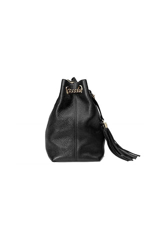 Gucci Soho Cellarius GG Logo Leather Chain Bag