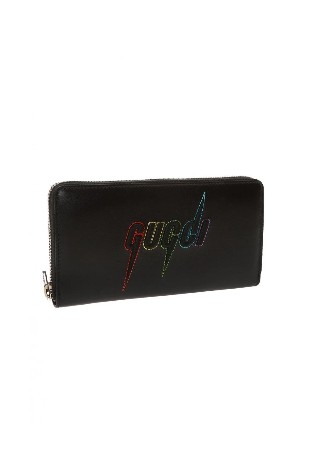 Gucci Leather Rainbow Blade Lightning Wallet