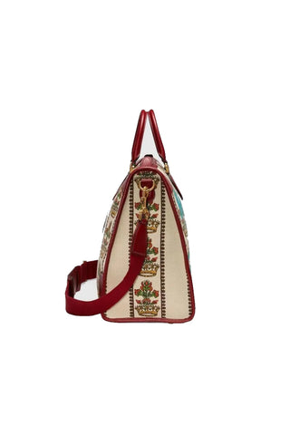 Gucci 100 Centennial Music Is Mine Jacquard Leather Duffel Bag