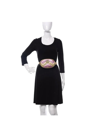 Gucci GG Marmont Matelass Leather Belt Bag