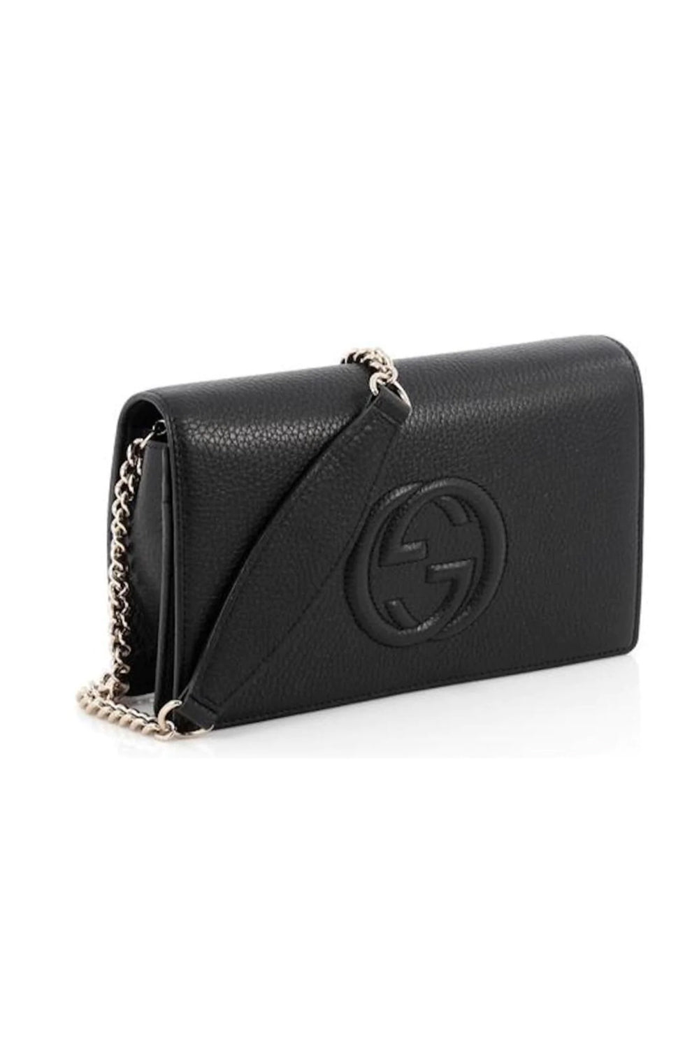 Gucci Soho Wallet on Chain Leather Crossbody Bag