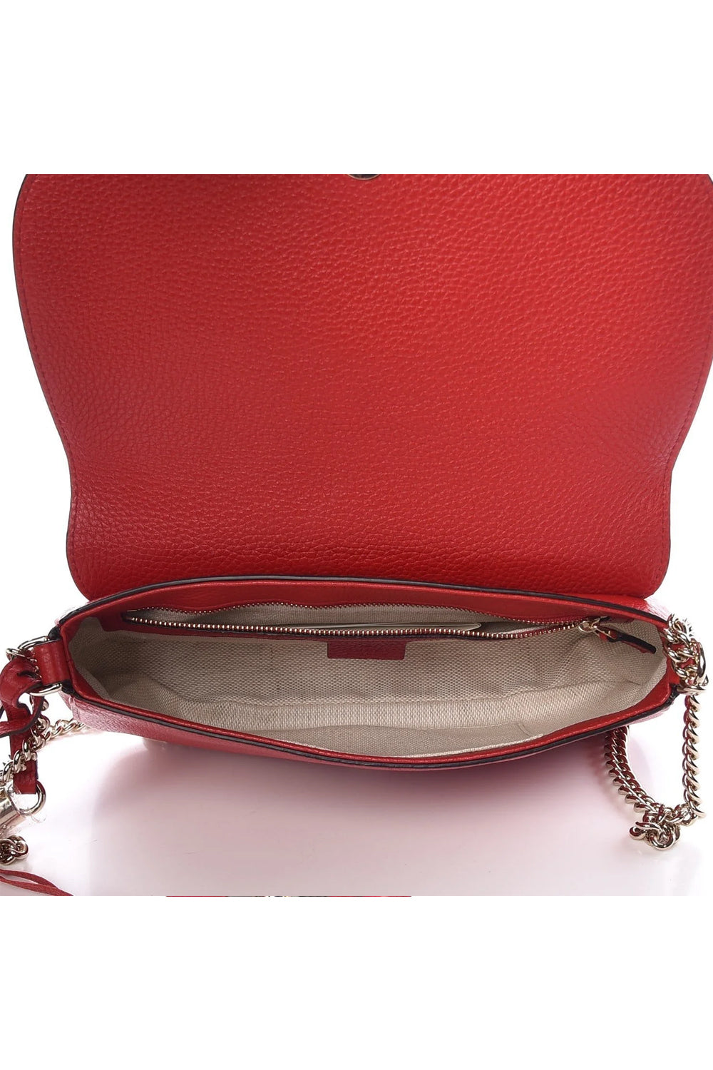 Gucci Soho Disco Leather GG Tassel Chain Crossbody Bag