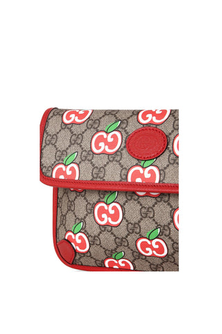 Gucci Supreme Canvas GG Apple Print Bag