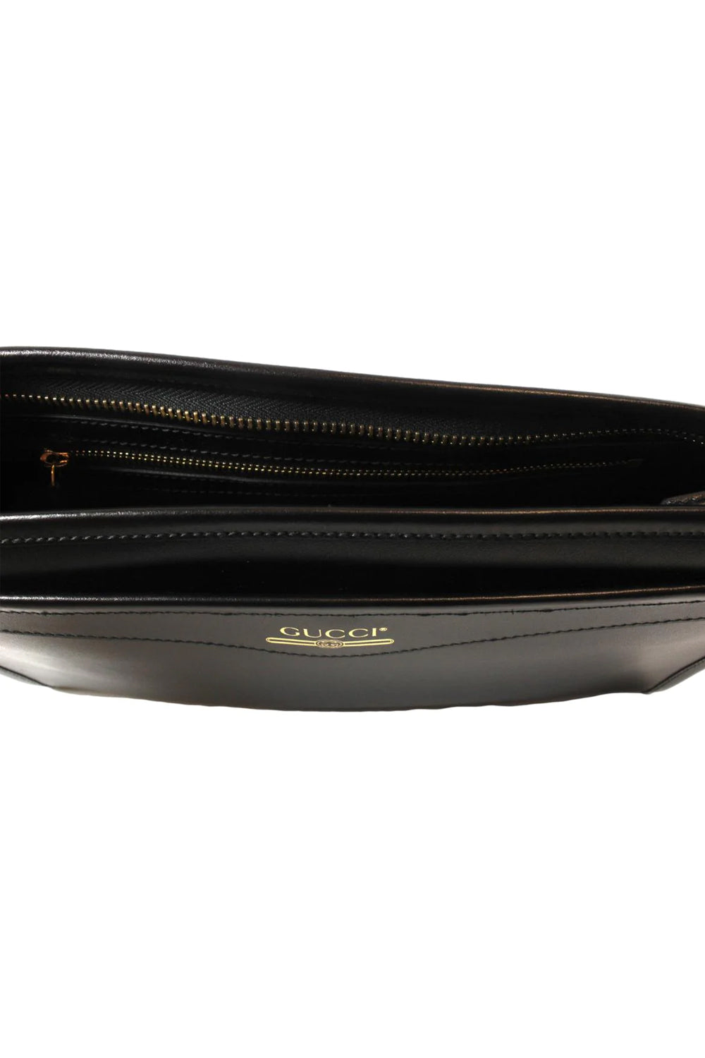 Gucci Unisex Maurem Leather Pouch Clutch Travel Bag