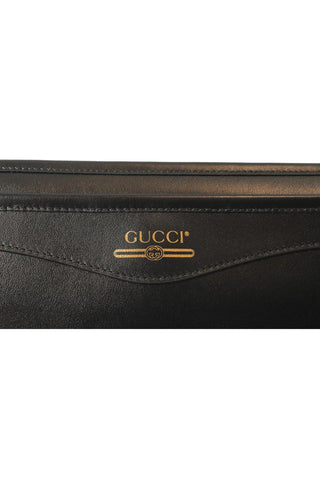 Gucci Unisex Maurem Leather Pouch Clutch Travel Bag
