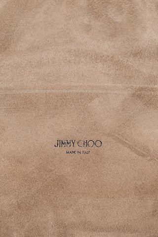Jimmy Choo Metallic Silver Lockett Crossbody Shoulder Bag