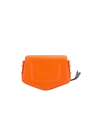 Jimmy Choo Arrow Orange Nappa Leather Crossbody Bag