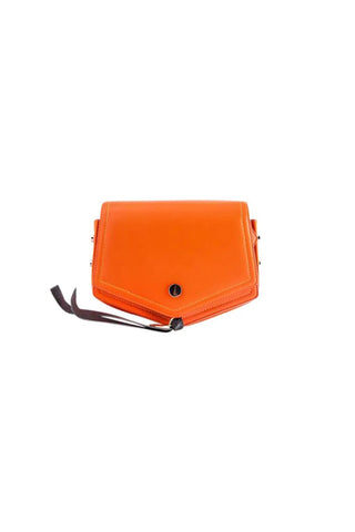 Jimmy Choo Arrow Orange Nappa Leather Crossbody Bag