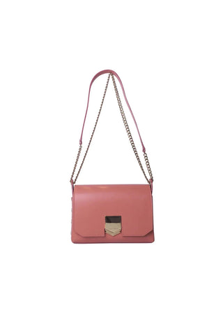 Jimmy Choo Powder Pink Lockett Crossbody Bag