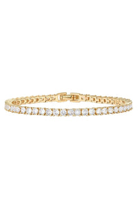 14K Gold Plated CZ Tennis Bracelet
