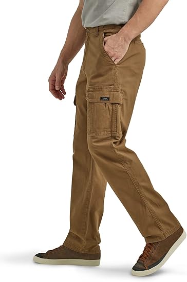 Mens Relaxed Fit Stretch Cargo Pant