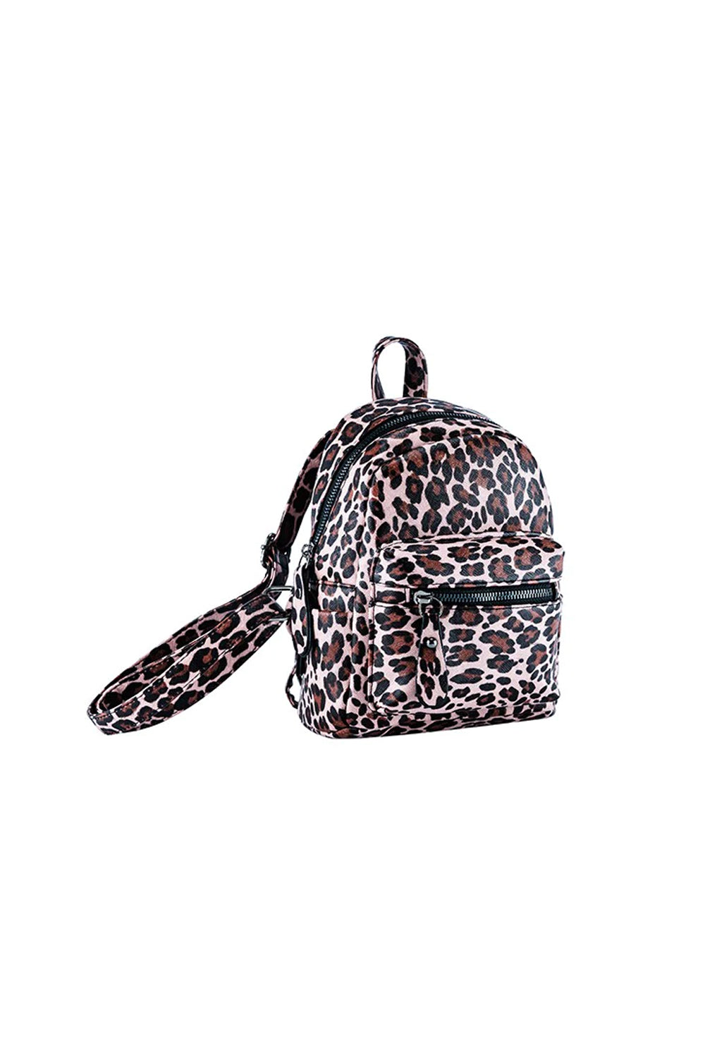 Mini Leopard Print Backpack