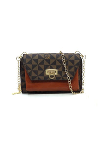 Monogram Zip Around Crossbody Clutch Wallet