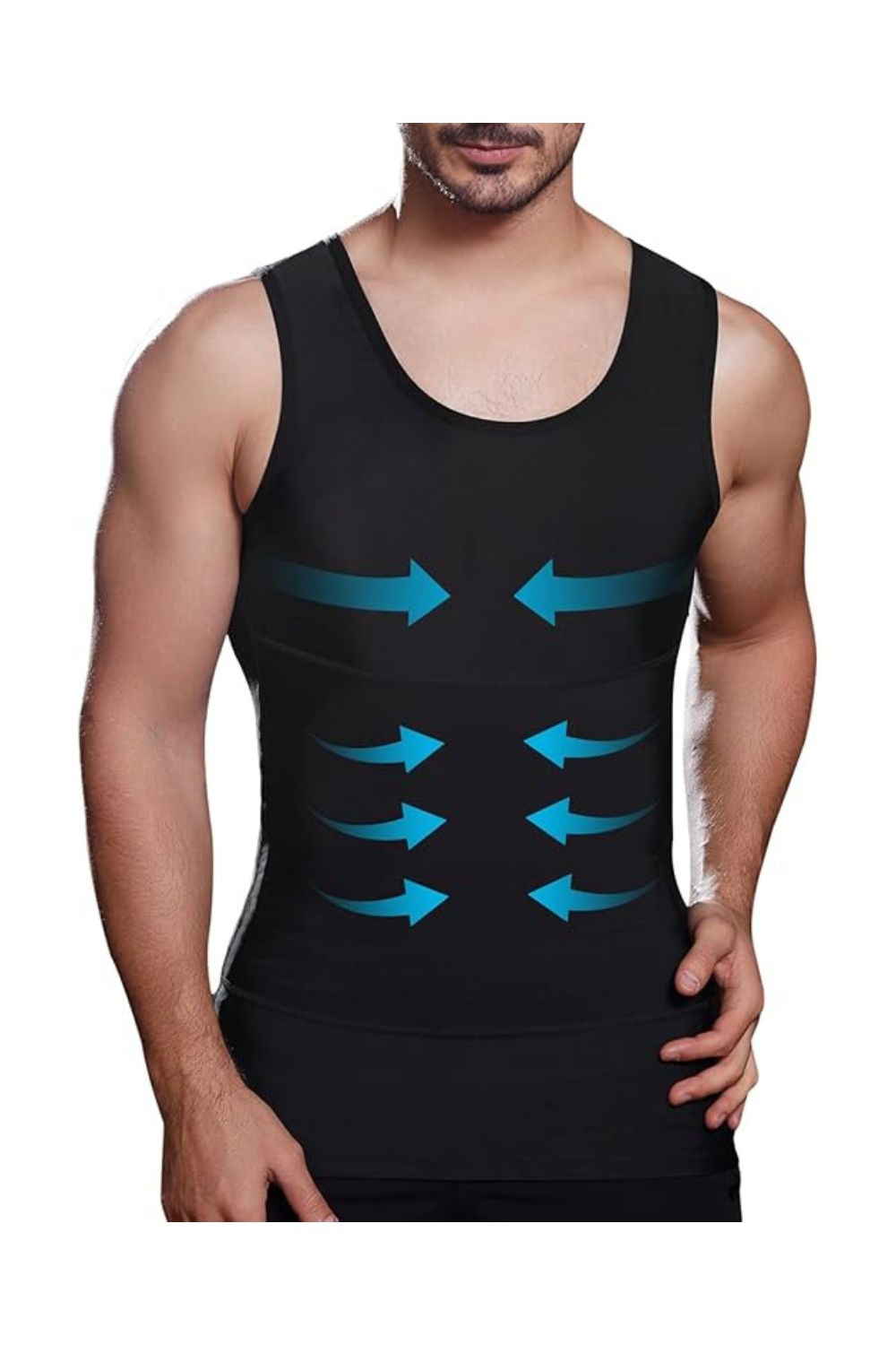 Trendy Men's Slimming Body Shaper Tummy Control Undershirt