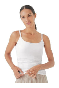 Trendy Women's Cotton Camisole Tank with Built-in Bra