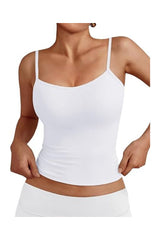 Trendy  Women's Adjustable Sleeveless Square Neck Tank