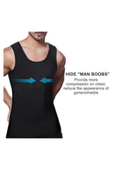 Trendy Men's Slimming Body Shaper Tummy Control Undershirt