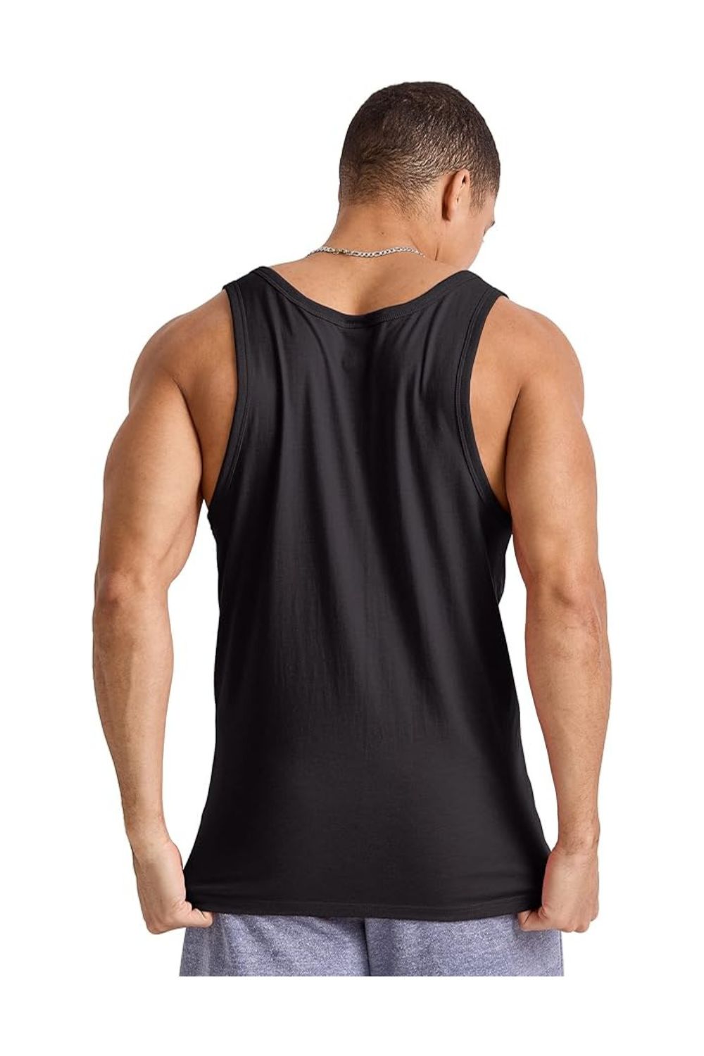 Trendy Men's Tri-Blend Lightweight Sleeveless Tank Top