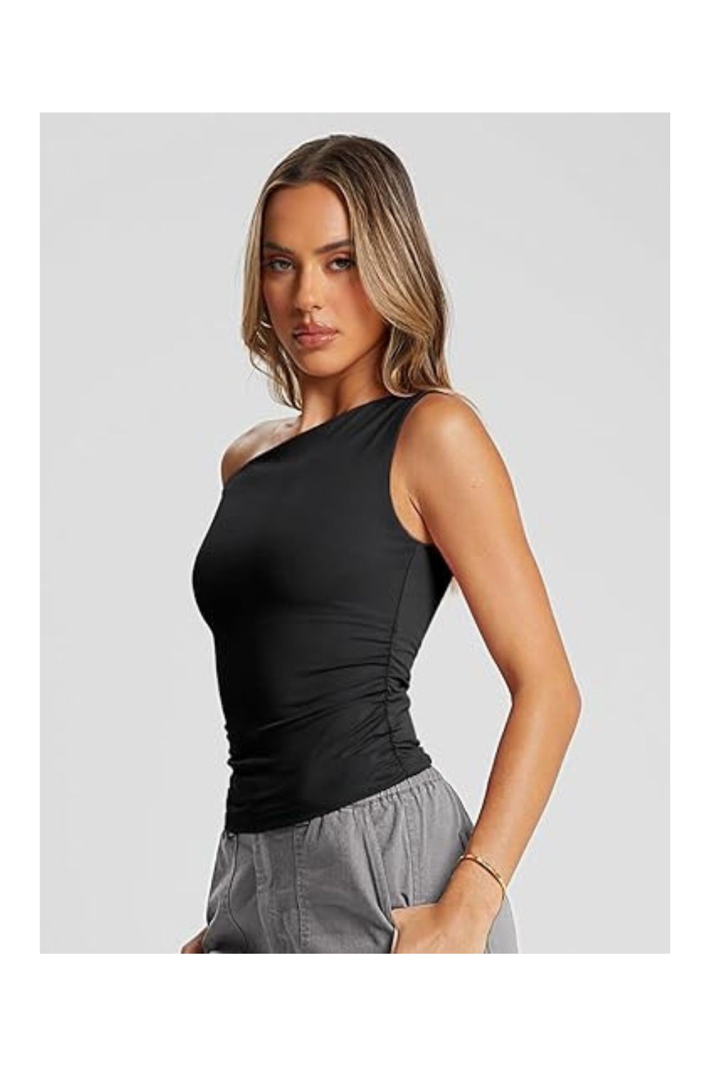 Trendy Women's Off-Shoulder Crop Tank Summer Top