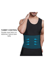 Trendy Men's Slimming Body Shaper Tummy Control Undershirt