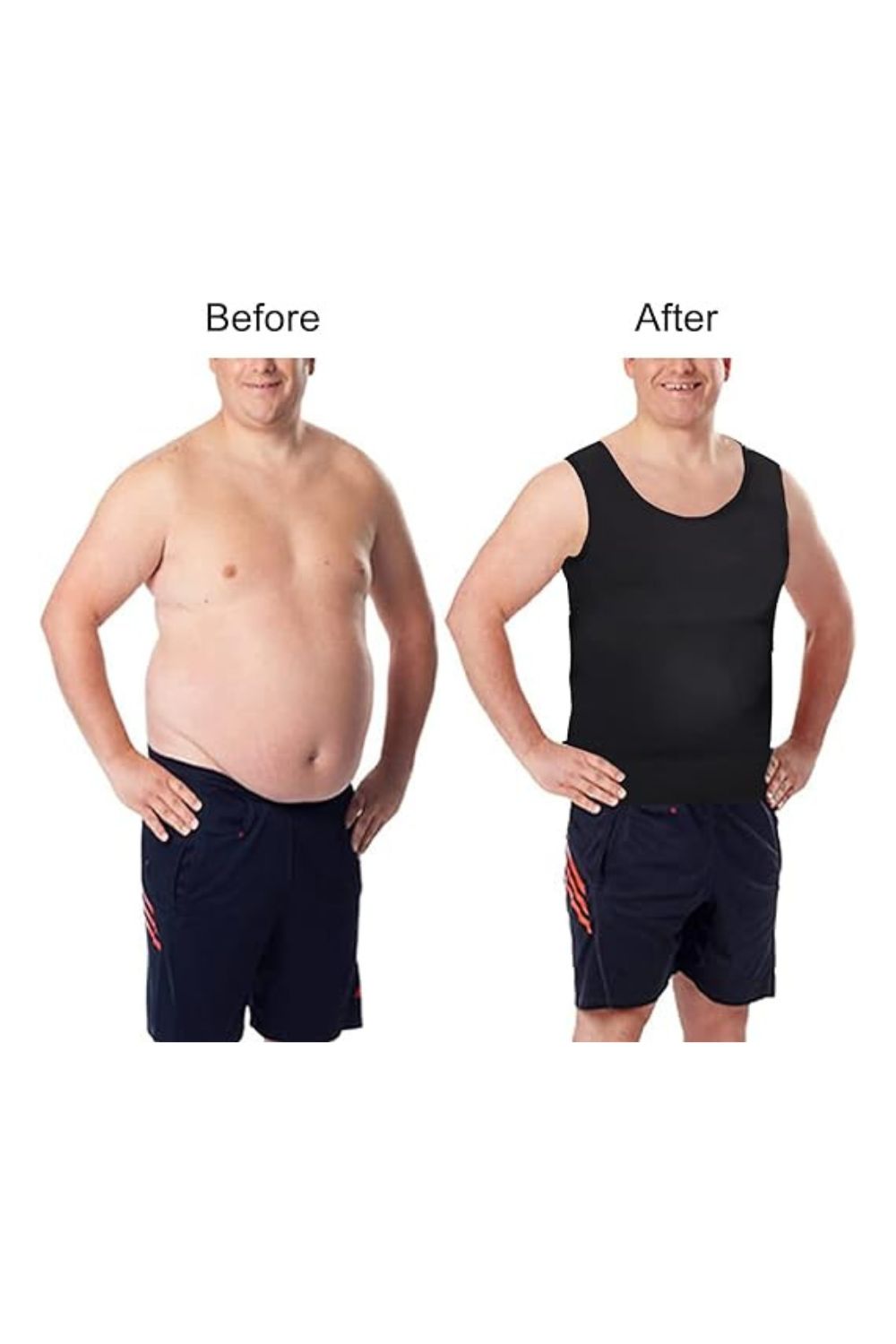 Trendy Men's Slimming Body Shaper Tummy Control Undershirt