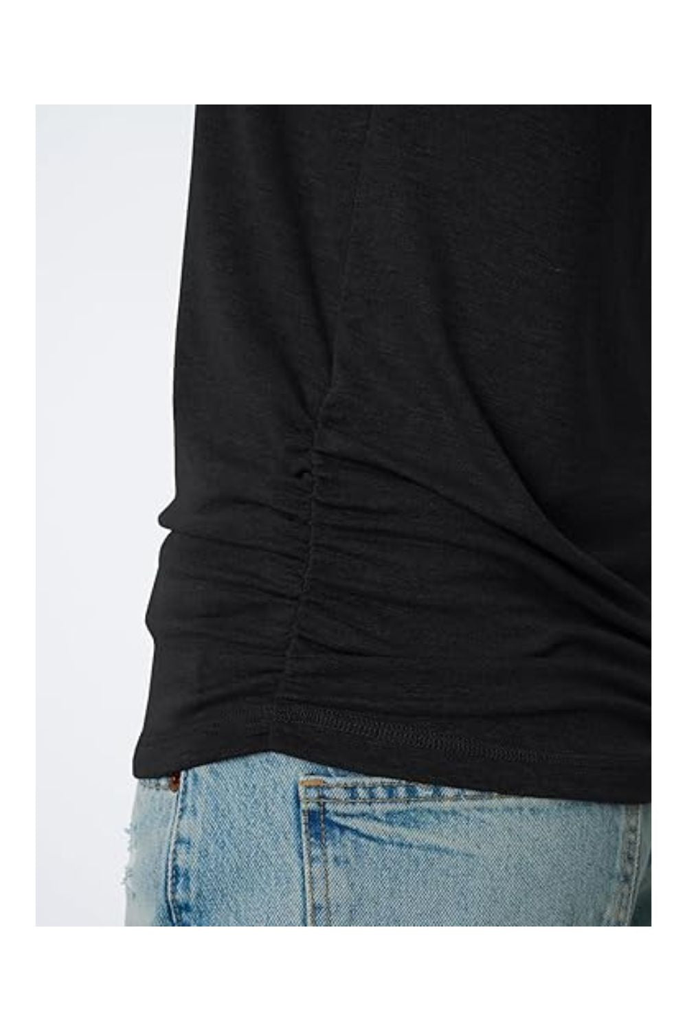 Trendy Women's Sleeveless Square Neck Ruched Tank Top