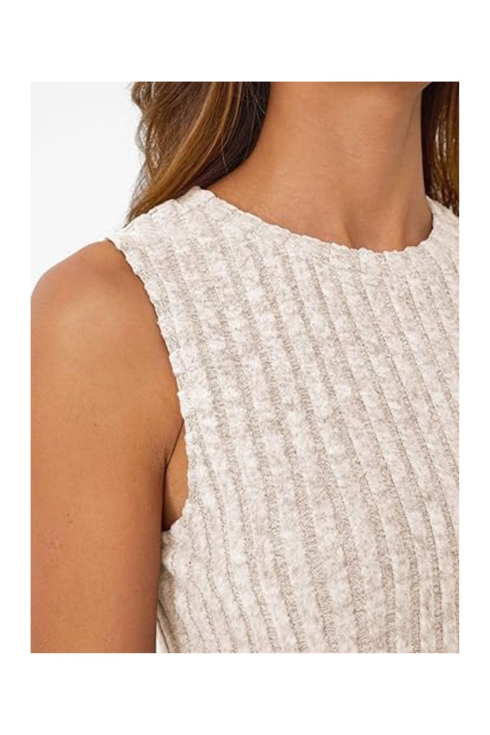 Trendy Women's Sleeveless Tunic Tank Summer Fashion Top