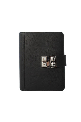 Prada Nero Saffiano Lock Journal