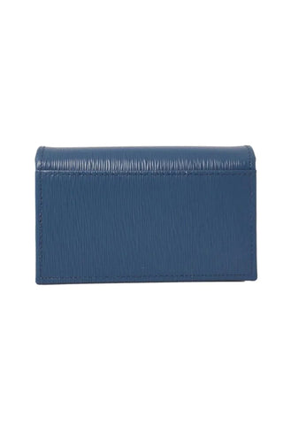 Prada Vitello Leather Triangle Logo Card Case Wallet