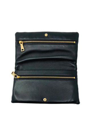 Prada Tessuto Nylon Calfskin Wallet Clutch Bag