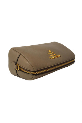 Prada Vitello Daino Argillan Leather Cosmetic Pouch