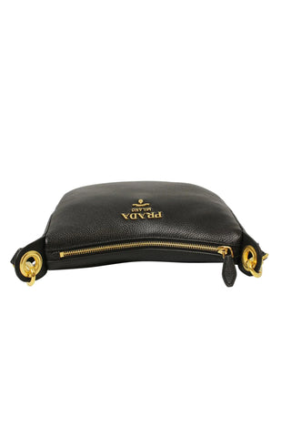 Prada Vitello Phenix Leather Web Stripe Handbag