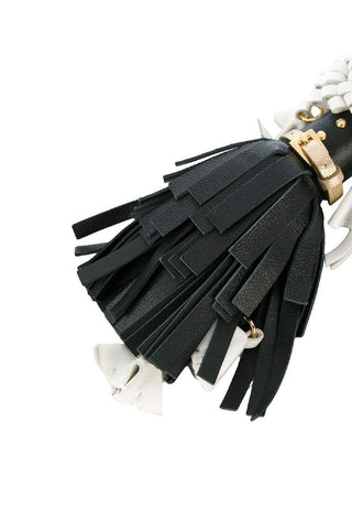 Prada Trick in Pelle Nero Wendy Doll Leather Keychain