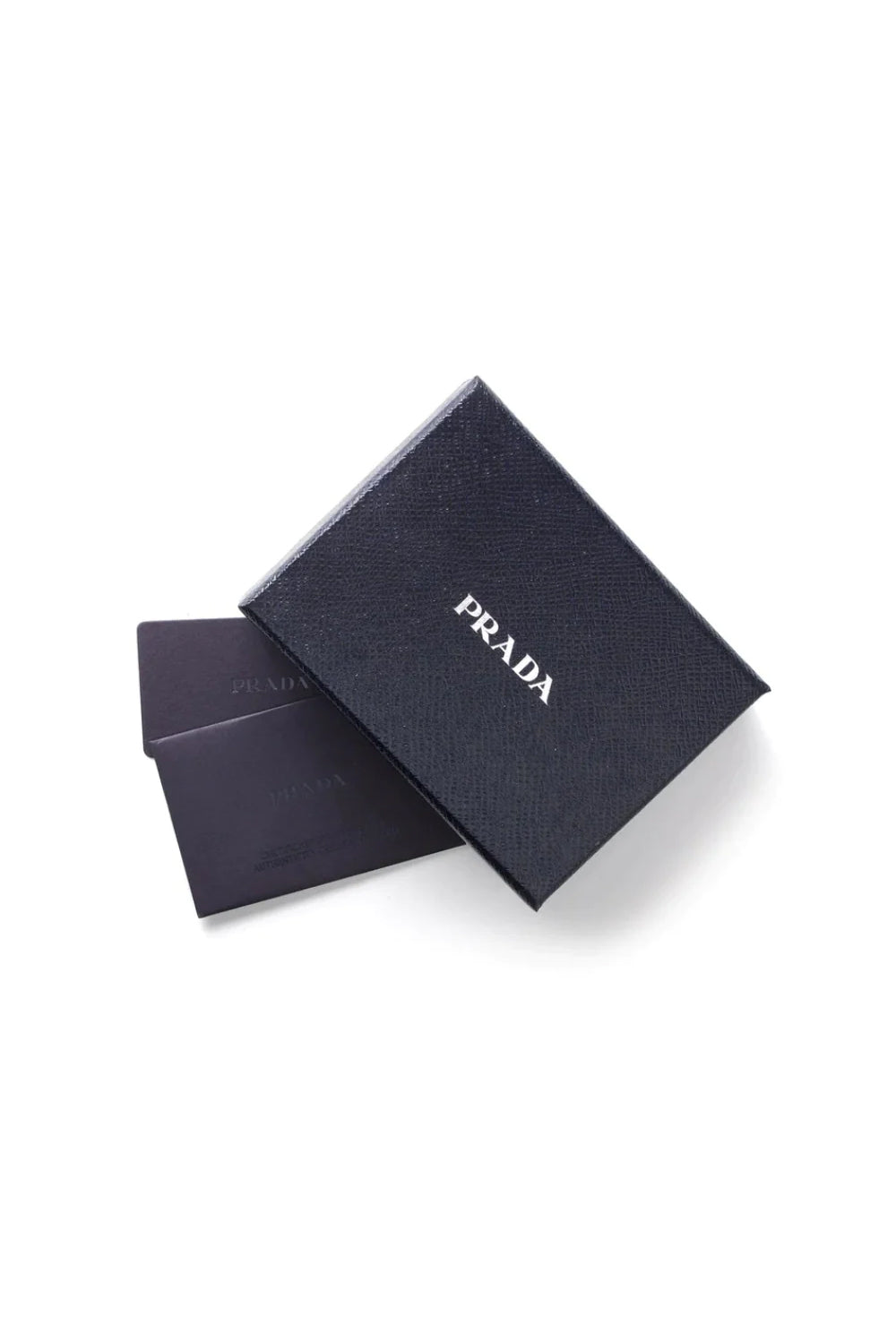 Prada Womens Vitello Grain Leather Zip Wallet