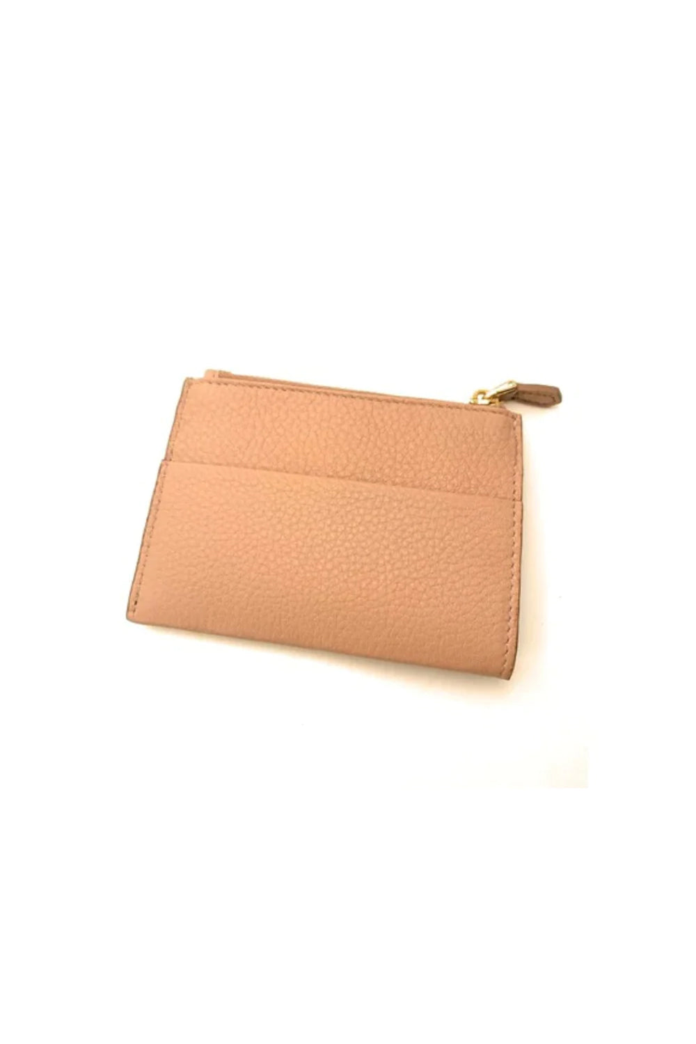 Prada Womens Vitello Grain Leather Zip Wallet