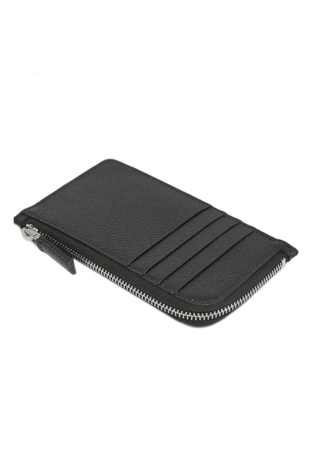 Prada Men's Micro Grain Leather Zipper Wallet 