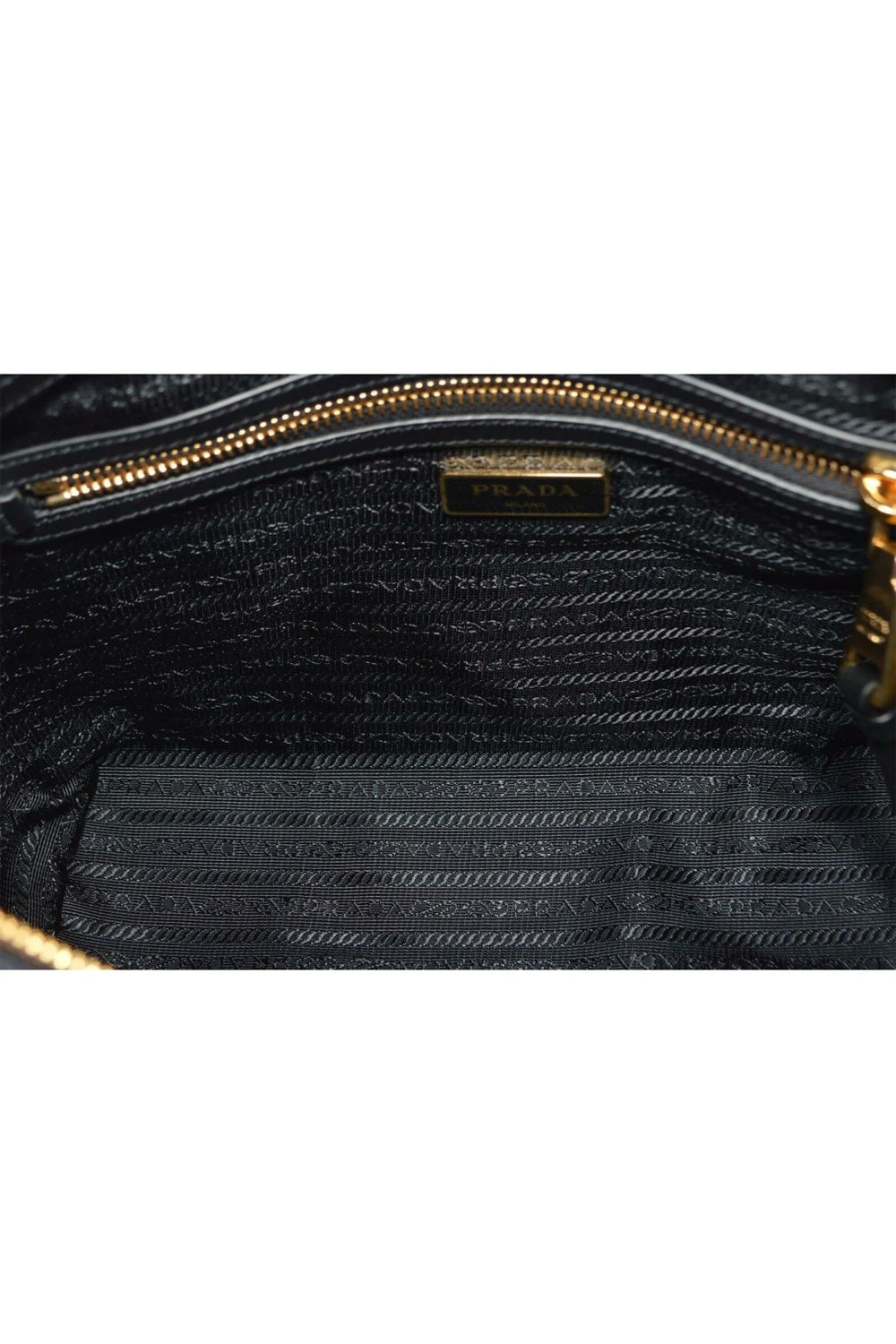 Prada Tessuto Nylon Leather Two-Way Satchel Handbag