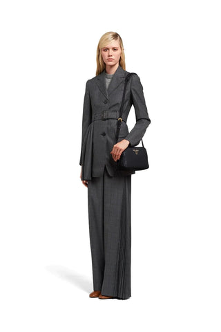 Prada Vitello Phenix Double Zip Crossbody Bag