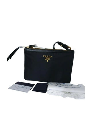 Prada Phenix Leather Shoulder Camera Bag