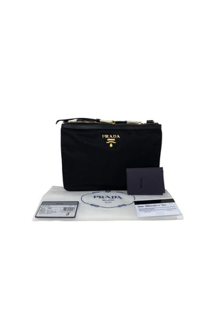 Prada Phenix Leather Shoulder Camera Bag