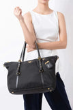 Prada Tessuto Nylon Saffiano Zip Tote Bag