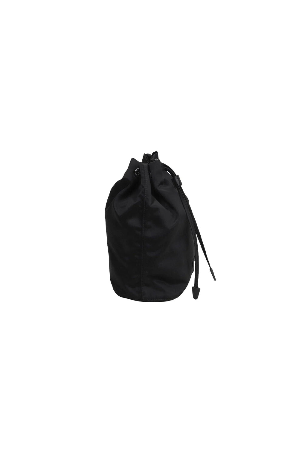 Prada Tessuto Nylon Triangle Logo Bucket Bag