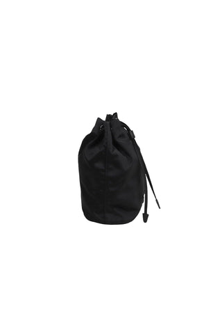 Prada Tessuto Nylon Triangle Logo Bucket Bag